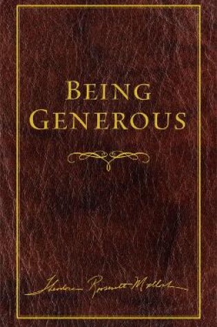 Cover of Being Generous