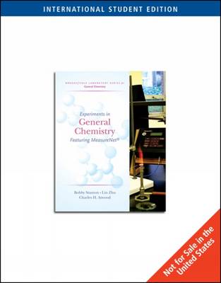 Book cover for Experiments in General Chemistry ISE