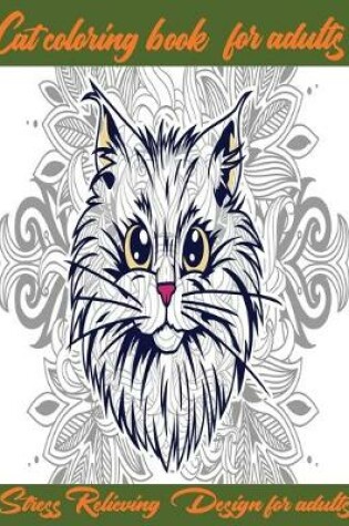 Cover of Cat coloring book for adult