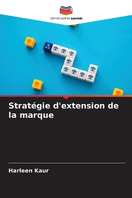 Book cover for Stratégie d'extension de la marque