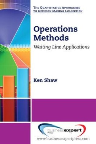 Cover of Operations Methods: Waiting Line Applications