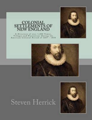 Book cover for Colonial Settlements of New England