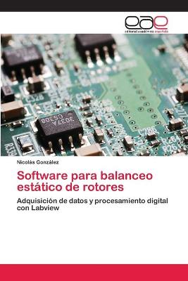 Book cover for Software para balanceo estatico de rotores