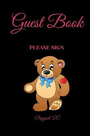 Cover of Guest Book - Teddy the bear -For any occasion