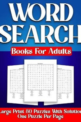 Cover of Word Search Book For Adults