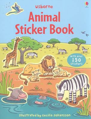 Book cover for Animal Sticker Book