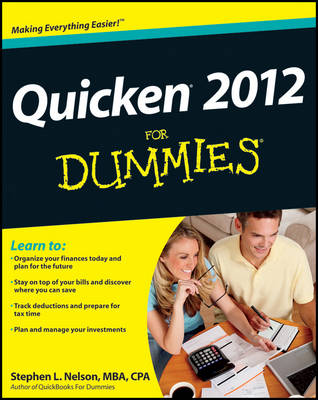 Book cover for Quicken 2012 For Dummies