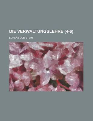 Book cover for Die Verwaltungslehre (4-6)