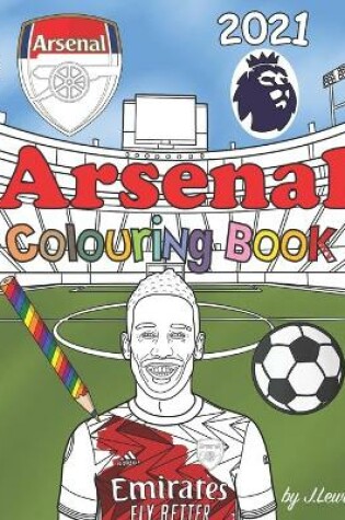 Cover of Arsenal Colouring Book 2021