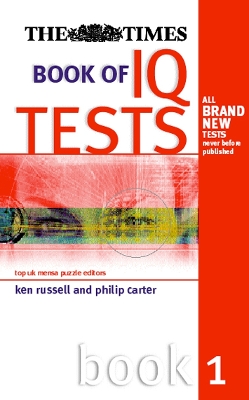 Book cover for The Times Book of IQ Tests: Book One