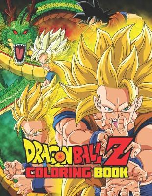 Book cover for Dragon Ball Z Coloring Book