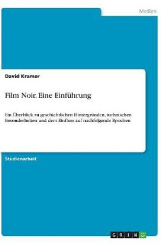 Cover of Film Noir. Eine Einführung