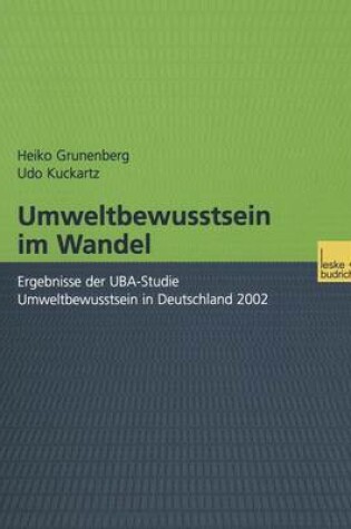 Cover of Umweltbewusstsein im Wandel