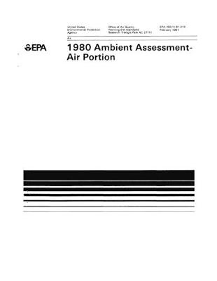 Book cover for 1980 Ambient Assessment-Air Portion