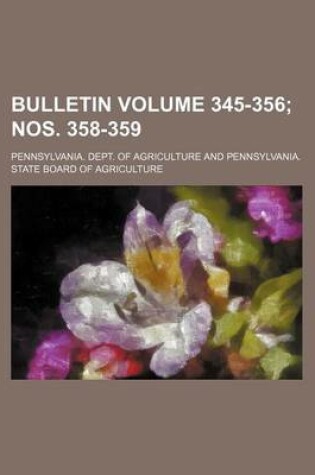 Cover of Bulletin Volume 345-356; Nos. 358-359