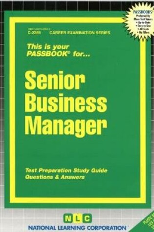 Cover of Senior Business Manager