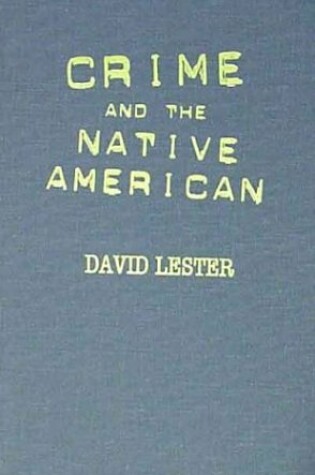 Cover of Crime and the Native American