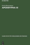 Book cover for Apokrypha III