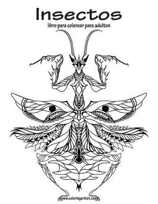 Cover of Insectos libro para colorear para adultos 1