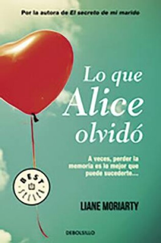 Cover of Lo Que Alice Olvido