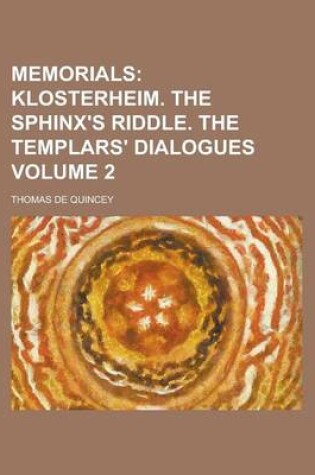 Cover of Memorials Volume 2