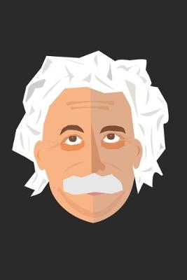 Book cover for Portrait of Albert Einstein - Blank Lined Notebook