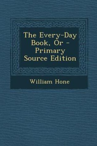 Cover of Every-Day Book, or