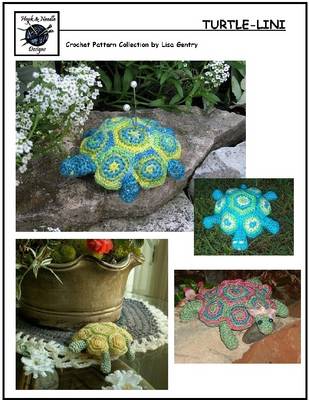 Book cover for Turtle-Lini - Crochet Pattern for Turtle