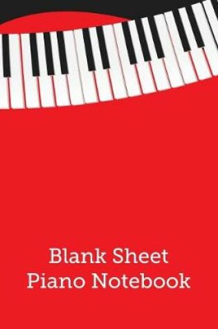 Cover of Blank Sheet Piano Notebook