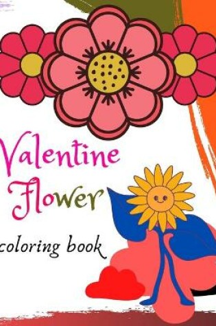 Cover of Valentine Flower coloring book