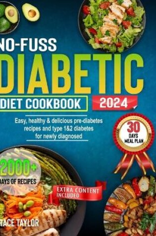 Cover of No-Fuss Diabetic Diet Cookbook