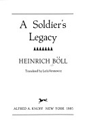 Book cover for A Soldier's Legacy