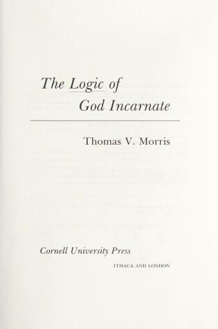 Cover of The Logic of God Incarnate