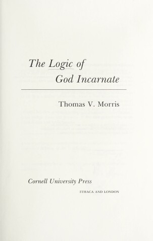 Book cover for The Logic of God Incarnate