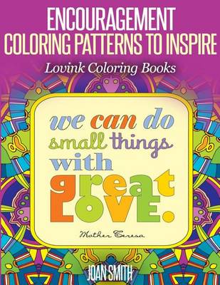 Book cover for ENCOURAGEMENT Coloring Patterns to Inspire