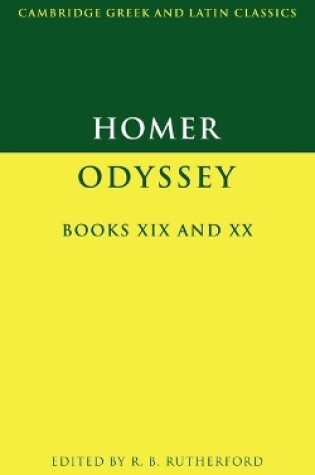 Cover of Homer: Odyssey Books XIX and XX