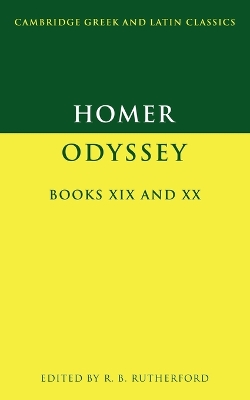 Book cover for Homer: Odyssey Books XIX and XX