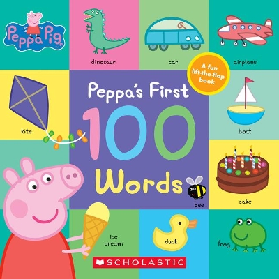 Book cover for Peppa's First 100 Words