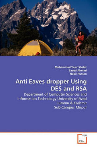 Cover of Anti Eaves dropper Using DES and RSA