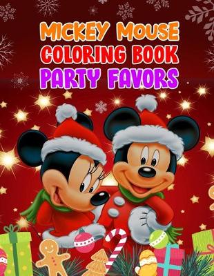 Book cover for Mickey Mouse Coloring Book Party Favors