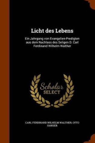 Cover of Licht Des Lebens