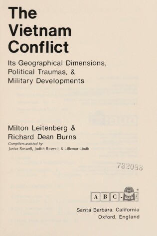 Cover of Vietnam Conflict