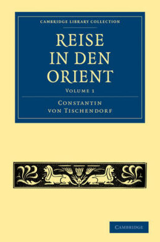 Cover of Reise in den Orient