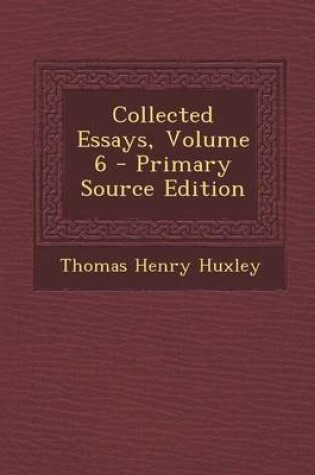 Cover of Collected Essays, Volume 6