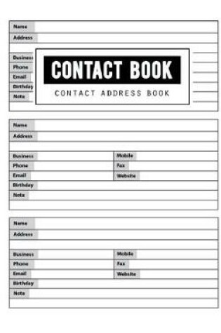 Cover of Contact Book