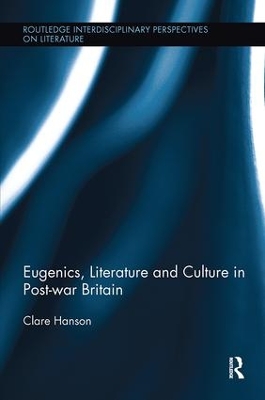 Book cover for Eugenics, Literature, and Culture in Post-war Britain
