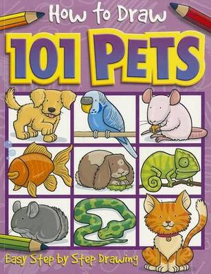 Book cover for How to Draw 101 Pets