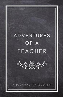 Book cover for Adventures of a Teacher