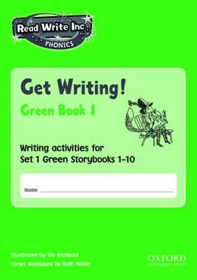 Cover of Read Write Inc. Phonics: Get Writing! Green Set 1: Pack of 10 Books