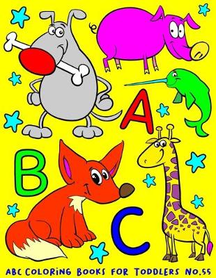 Book cover for ABC Coloring Books for Toddlers No.55